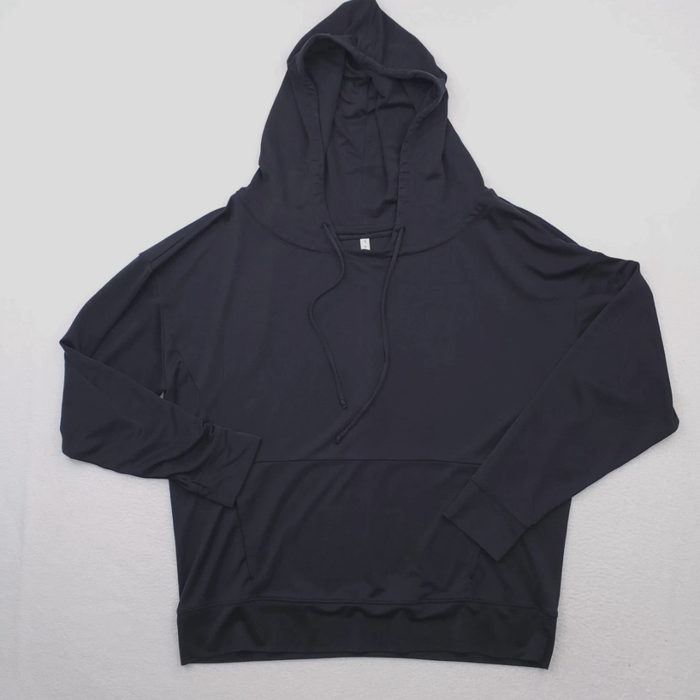 FABLETICS Black Sweatshirt Relaxed Fit Hoodie